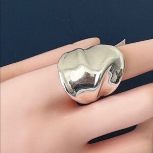 Shablool 925 Silver Electroform Statement Ring Israel Sz. 8